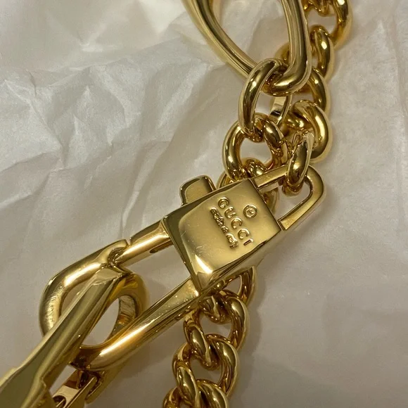 Gucci Limited Edition Sylvie 1969 Plexiglass Mini Bag w/ gold hardware and chain - Picture 13 of 16